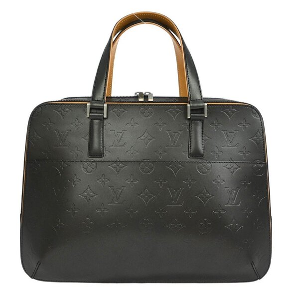 Louis Vuitton Black Monogram Mat Malden Handbag M55132 BA0092 XX06242 - Picture 1 of 8